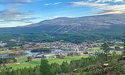 View of the village of Os