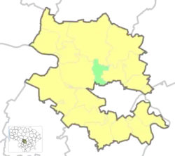 Location of Užliedžiai Eldership