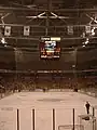 End zone view of the ice surface at the arena