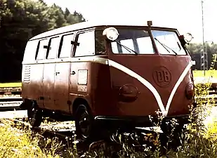 Deutsche Bundesbahn speeder based on the Volkswagen Type 2 light commercial vehicle