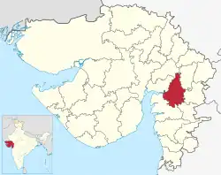 Location in Gujarat