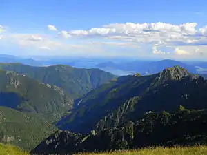 Val Grande and Lake Maggiore seen from Bocchetta di Scaredi