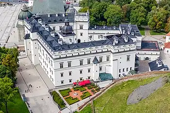 Image 15Restored Palace of the Grand Dukes of Lithuania, which was reconstructed in a Renaissance style by Sigismund I the Old and his son Sigismund II Augustus (from Grand Duchy of Lithuania)