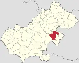 Location in Satu Mare County