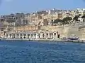 View of the church in Valletta