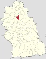 Location in Hunedoara County