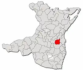 Location in Constanța County