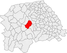 Location in Suceava County