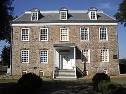 Facade of the historic Van Cortlandt House