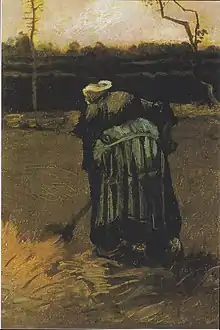 Peasant Woman Digging, 1885, Noordbrabants, Den Bosch (F94)