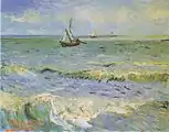 The Sea at Les Saintes-Maries-de-la-Mer, 1888, Van Gogh Museum, Amsterdam (F415)