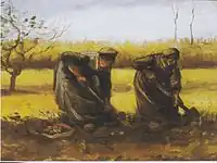 Two Peasant Women Digging Potatoes, 1885, Kröller-Müller Museum, Otterlo, Netherlands (F97 - also F129)