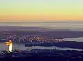 Vancouver as seen from Grouse mountain