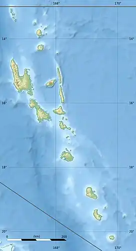 TGH is located in Vanuatu