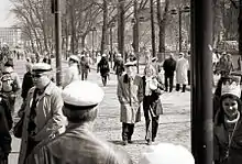 Image 54Students on Helsinki's Esplanadi wearing their caps on Vappu (from Culture of Finland)