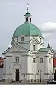 St. Kazimierz Church in Warsaw, built 1688–1692