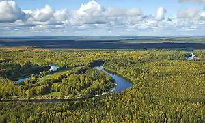  The Vasyugan, a river in the southern West Siberian Plain of Russia