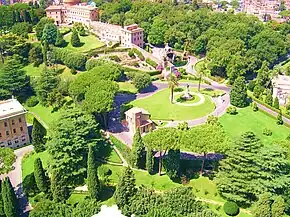 Image 10A view of the Gardens of Vatican City. (from Geography of Vatican City)