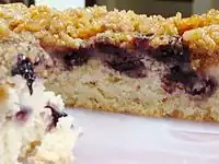 Blueberry coffeecake