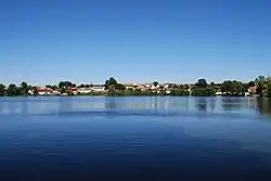 View over the Velký Borovanský Pond