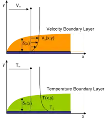 Velocity and Temperature boundary layers share functional form