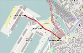 Map of the track