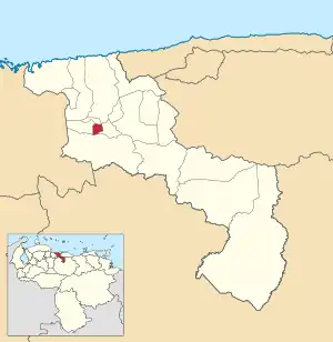 Location in Aragua