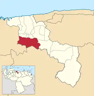 Location in Aragua