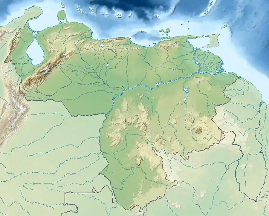 Type locality in Venezuela