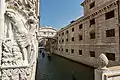 Bridge of Sighs from the bridge in front of it