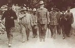 Image 3President Carranza in La Cañada, Querétaro, January 22, 1916. (from History of Mexico)