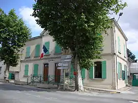 The town hall in Verdalle