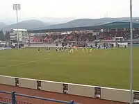 Veria FC against Asteras Tripolis.