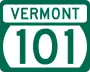 Vermont Route 101 marker