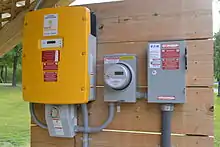 Solar string inverter and other balance of system components in Vermont, U.S.