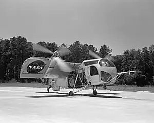 VZ-2 arriving at Langley Air Force Base from Edwards Air Force Base in 1960