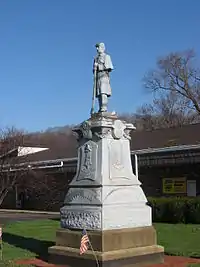 Veterans Memorial in central Darlington