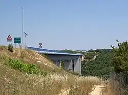 A view of viaduct substructure