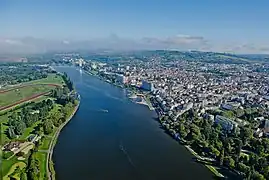 Aerial view of Vichy