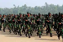 East Bengal Regiment in Victory Day Parade.