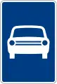 Road for motor vehicles