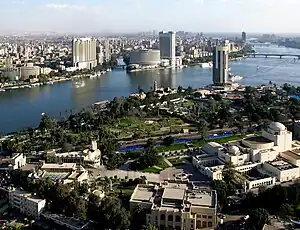 View of Cairo from Cairo tower