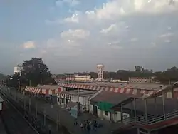 View from Lalkuan Junction railway station