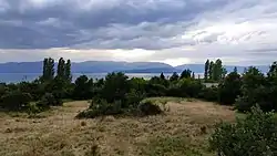 View from above the village Dolno Dupeni