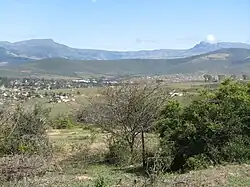 View of Keiskammahoek from the hill