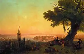 Galata Tower by Ivan Aivazovsky, 1846