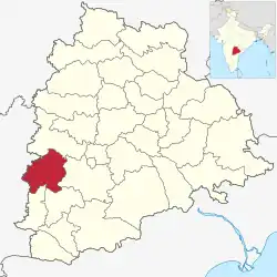 Location in Telangana