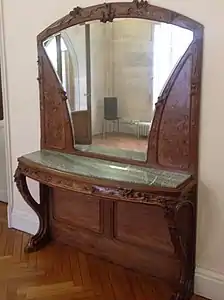 Furniture by Louis Majorelle in the salon