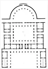 Floor plan (Ottavio Bertotti Scamozzi, 1781)