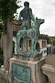 Jünglingsfigur, Villa Tobler in Zürich